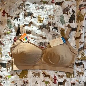 Warner's Light Brown Wireless Bra